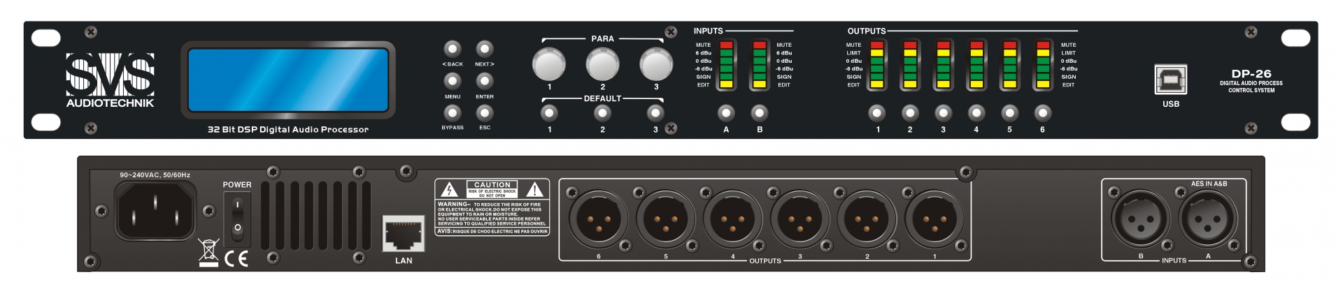 SVS Audiotechnik DP-26 Цифровой процессор: 2 входа 6 выходов в Уфе