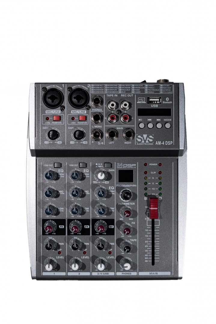 SVS Audiotechnik mixers AM-4 DSP Аналоговый микшерный пульт, 4-канала в Уфе